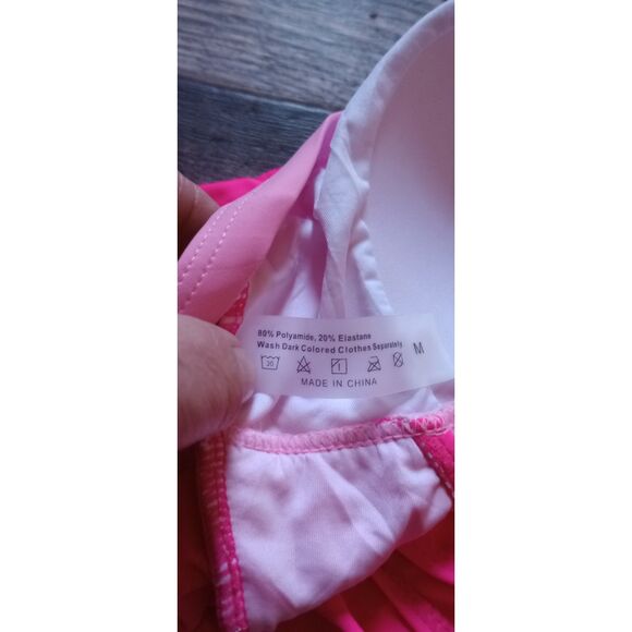 Unknown Label Women's Size Medium One Piece 2 Tone Swimsuit-NWOT - Picture 5 of 5